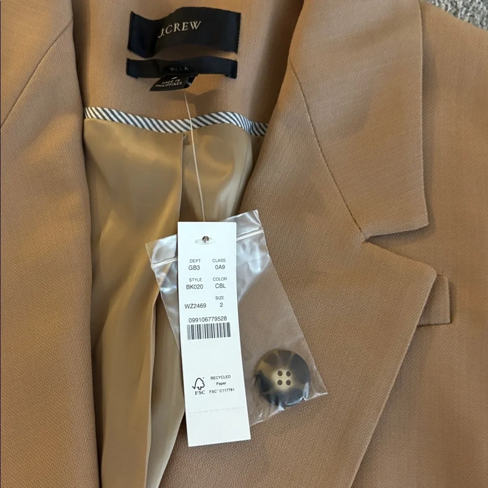J. Crew Tan Blazer - Picture 2 of 6